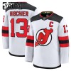 New Jersey Devils Dresy Fanatics Premium Nico Hischier 2024-25 Bílý Venkovní - Dětské